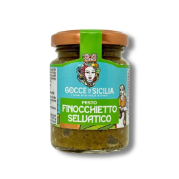 Pesto with wild fennel Gocce di Sicilia - 90 grams