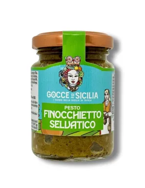 Pesto with wild fennel Gocce di Sicilia - 90 grams