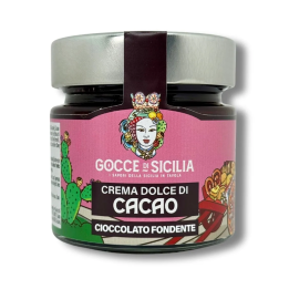 Crema dolce spalmabile al cioccolato fondente