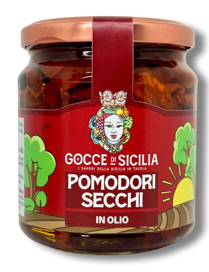 Dried red tomatoes in oil 280 grams