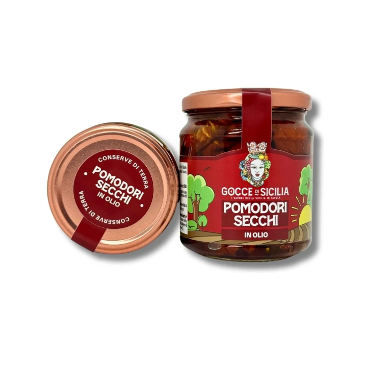 Pomodori rossi secchi conditi sott'olio da 280 grammi