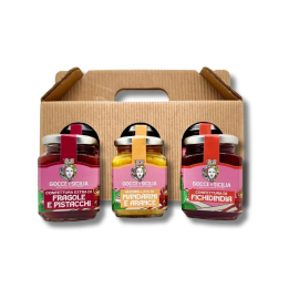 A very sweet gift with Sicilian jams and preserves