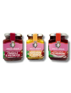 Regalo dolcissimo con marmellate e confetture siciliane