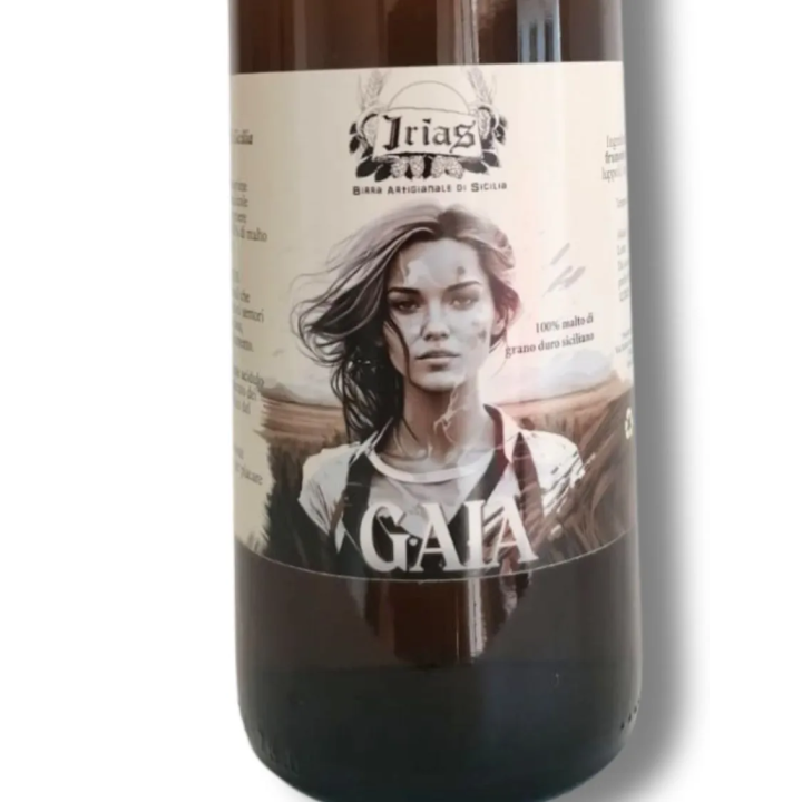 Sicilian craft beer Gaia from the Irias brewery