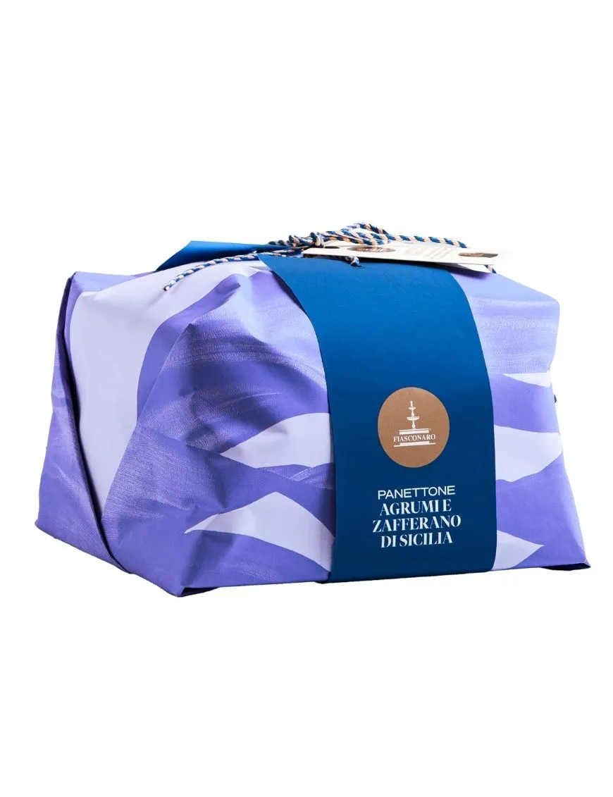 Fiasconaro Citrus Panettone with Sicilian Saffron - 1 Kg