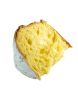 fetta di panettone pandorato della pasticceria Bonfissuto