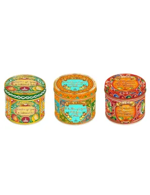 Traditional and delicious cake with Sicilian Citrus fruits and Saffron in a tin By D&G. - 100 g