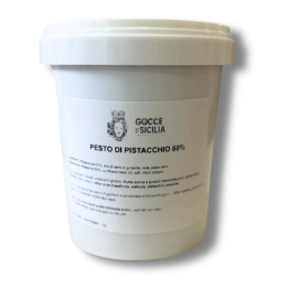 Pistachio pesto in 1 kg version, ideal for restaurants and pizzerias