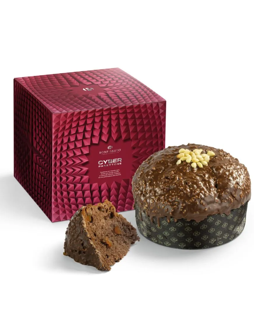 Cyber Artisan Sicilian Panettone with Peanuts and Candied Peaches - Bonfissuto Cyber Artisan Sicilian Panettone with Peanuts and Candied Peaches - Bonfissuto