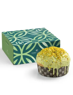 Sicilian Artisan Panettone Gluten Free with Pistachio - Pasticceria Bonfissuto