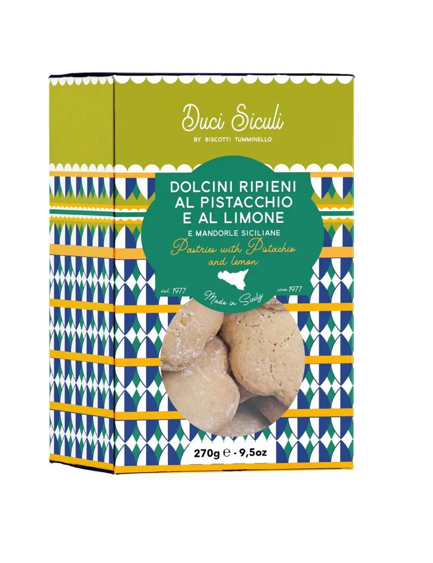 Dolcini Ripieni al Pistacchio e Limone - Tumminello