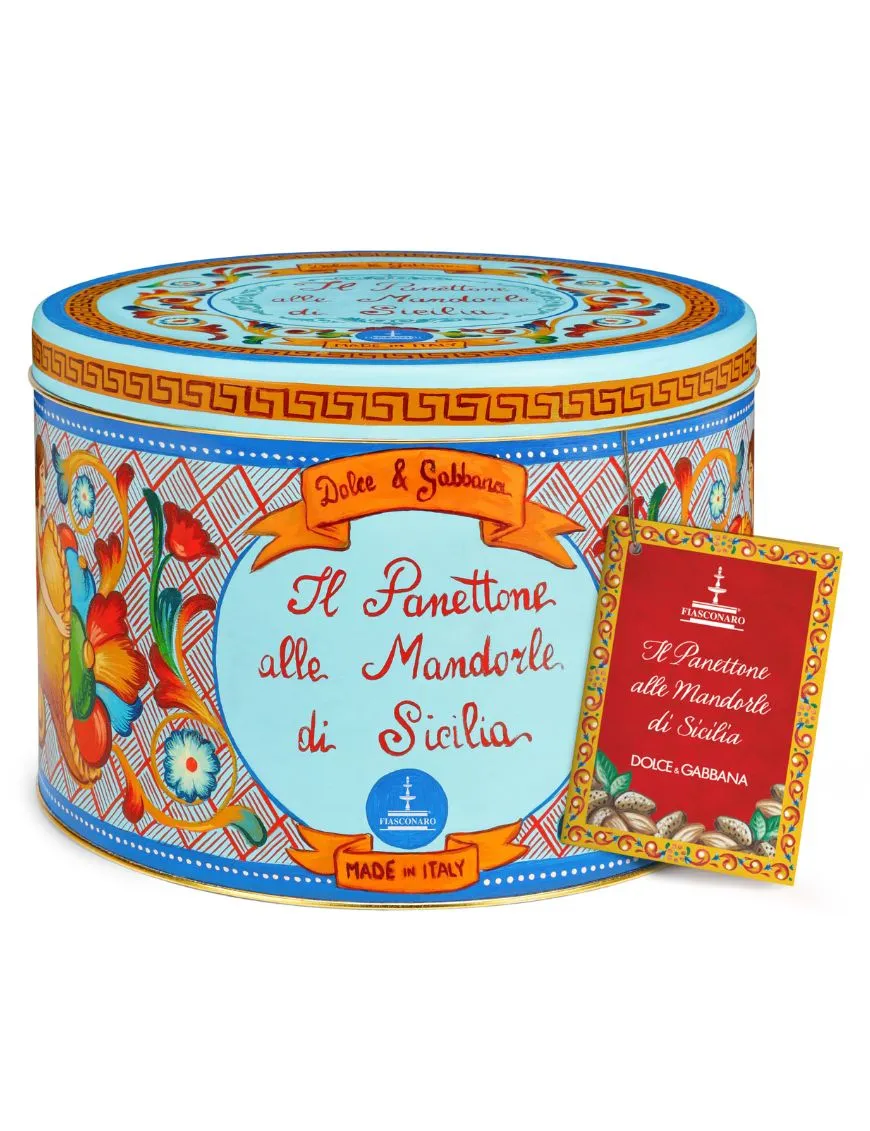 Panettone Dolce e Gabbana alle Mandorle di Sicilia Fiasconaro - 1 kg