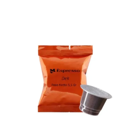 Capsule Morosito Miscela DEK compatibili Nespresso Gusto intenso
