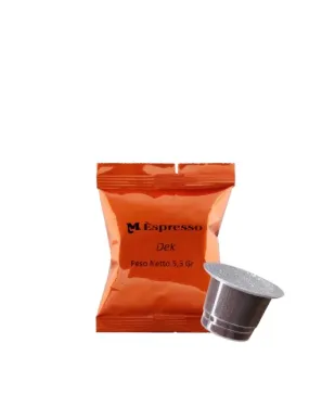 Capsule Morosito Miscela DEK compatibili Nespresso Gusto intenso