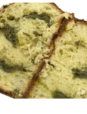 Panettone al pistacchio ripieno con tanta morbida crema di Pistacchio