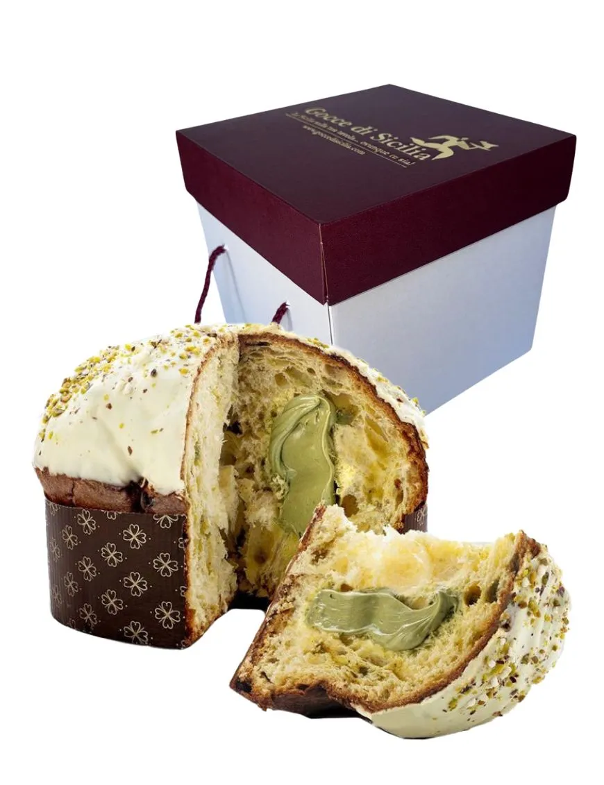 Panettone al Pistacchio Gocce di Sicilia