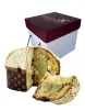 Artisan panettone filled with Pistachio cream, 750g. Gocce di Sicilia