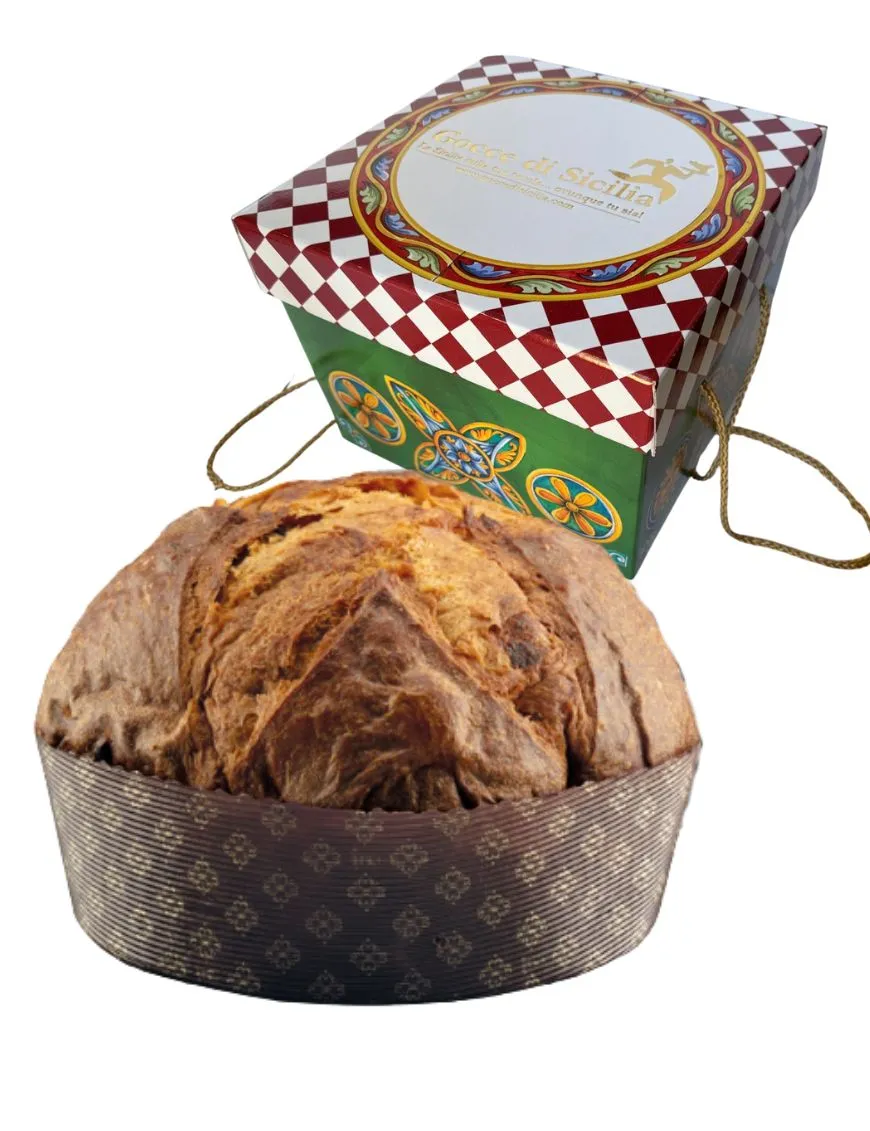 Soft and artisanal Classic Panettone by Gocce di Sicilia
