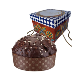 Soft and artisanal Triple Chocolate Panettone by Gocce di Sicilia