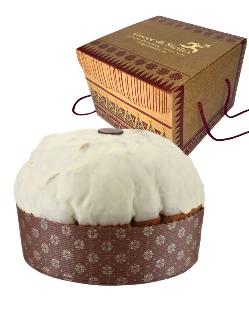 Panettone al Cioccolato Bianco Artigianale Siciliano – Gocce di Sicilia