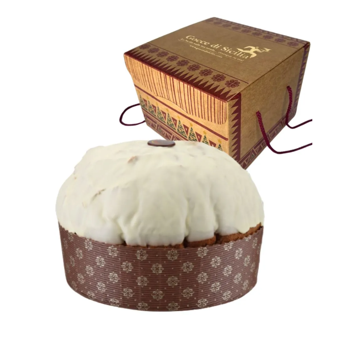 Soft and artisanal Triple Chocolate Panettone by Gocce di Sicilia