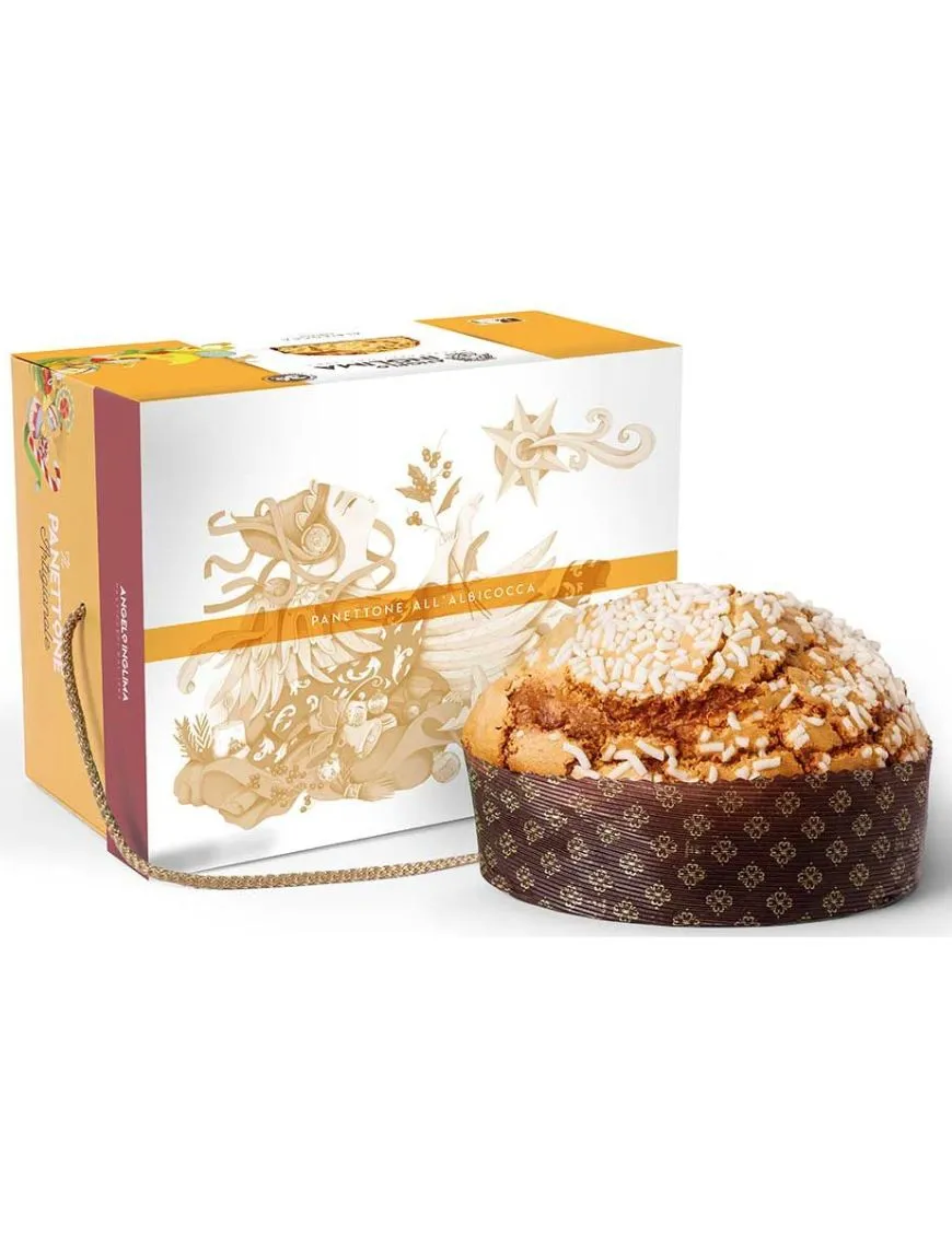 Handcrafted Panettone with Apricot - Pasticceria Angelo Inglima Handcrafted Panettone with Apricot - Pasticceria Angelo Inglima