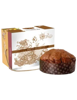 panettone al caffè con scatola elegante