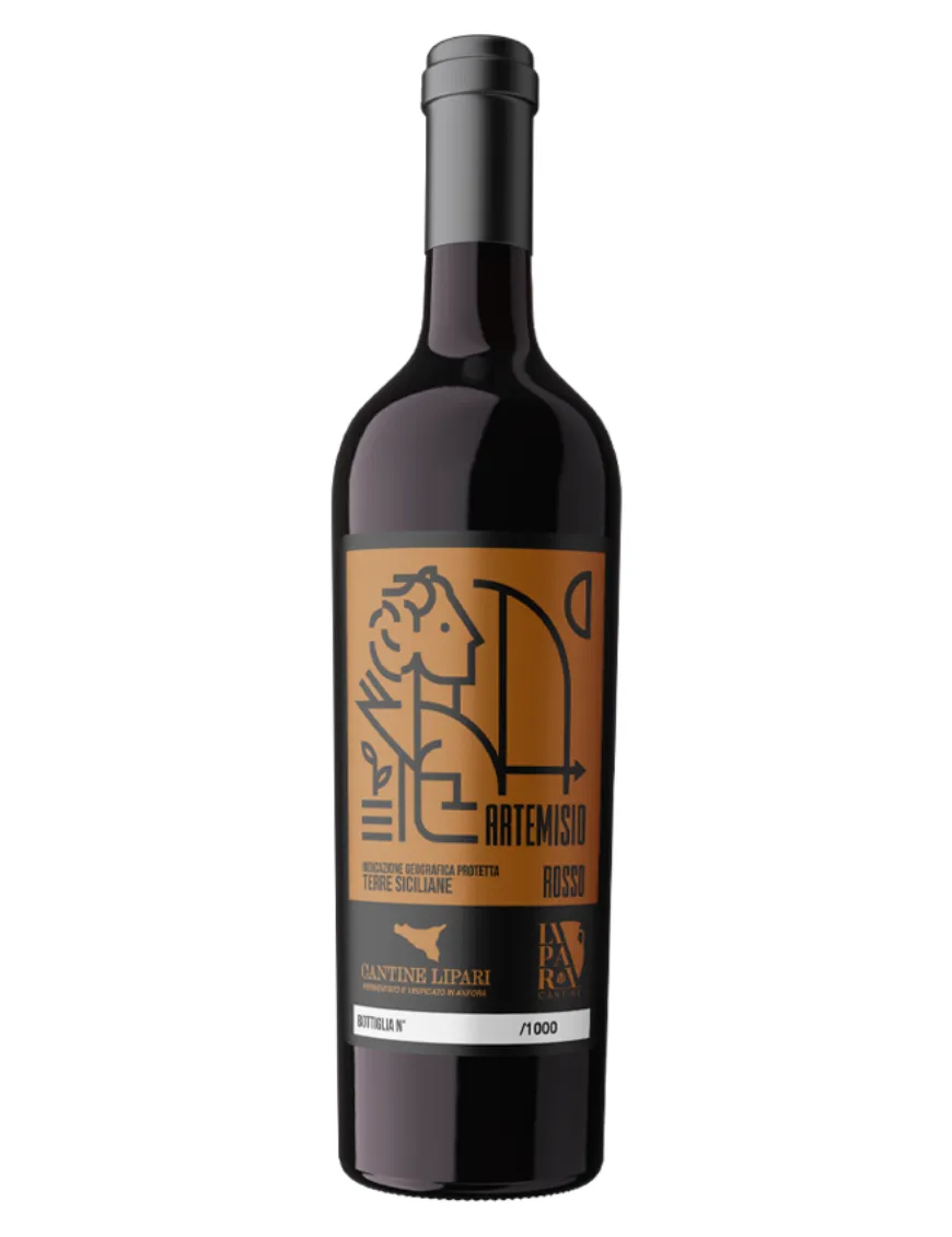 Artemisio Rosso IGP Cantine Lipari - Red Wine Aged in Terracotta Amphora | Gocce di Sicilia