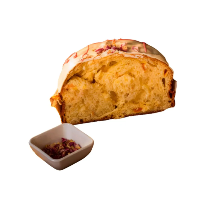 Panettone Artigianale al Gelsomino, Rosa e Agrumi