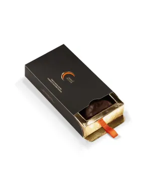 Candied orange slices coated in fine dark chocolate. An artisanal Sicilian specialty with intense, fresh citrus flavor. Perfect