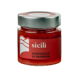 Sweet and sour peppers jam with cane sugar - Sicilì