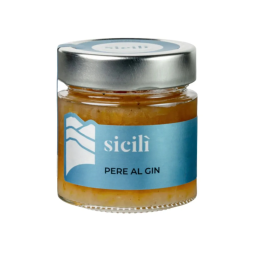 Confettura di pere siciliane aromatizzate al gin