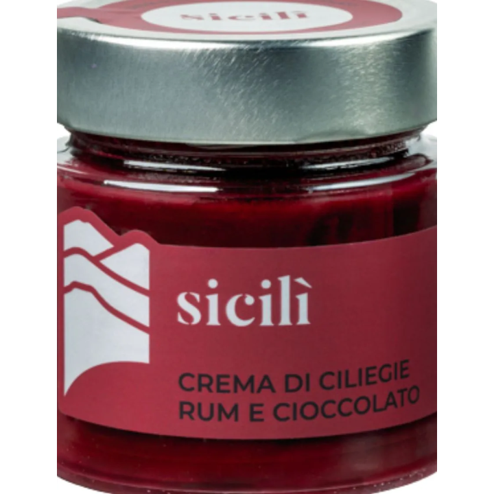 Crema di Ciliegie, Rum e Cioccolato Artigianale Sicilì | Gocce di Sicilia