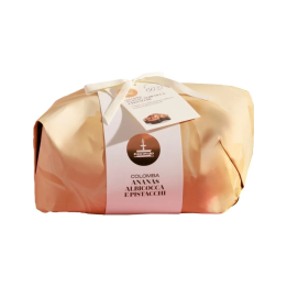 Easter dove (leavened cake) with candied Ananas and Apricot 750 g Fiasconaro