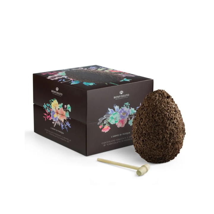 Bonfissuto Modica IGP Dark Chocolate Easter Egg | Sicilian Gourmet