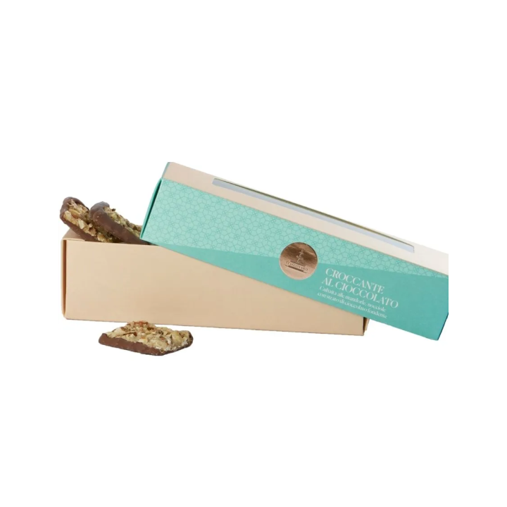 Confezione da 180 gr di Croccantini Cubaita al Cioccolato Fiasconaro