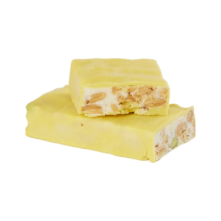 Stecca da 150 gr. di Torrone morbido Siciliano al Limone Fiasconaro