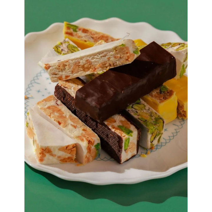 Stecca da 150 gr. di Torrone morbido Siciliano al Limone Fiasconaro