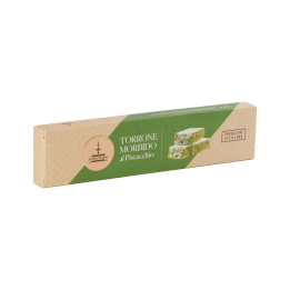 Stecca da 150 grammi di Torrone morbido di Pistacchi Fiasconaro