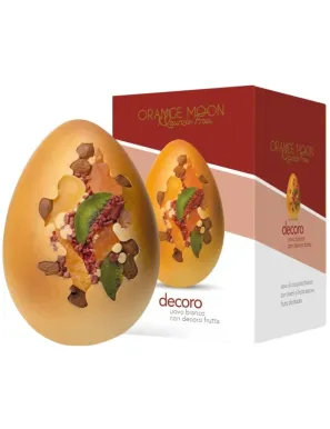 Uovo di Pasqua alla Frutta decorato con Frutta Secca e Disidratata – Orange Moon