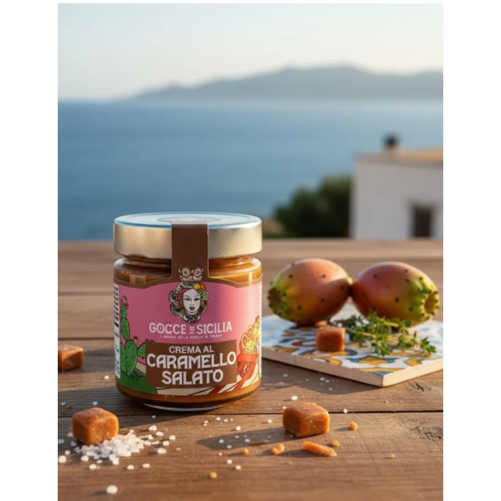 Sweet spreadable cream with Salted Caramel 200 grams