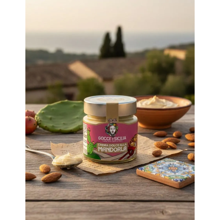 Crema alla Mandorla Spalmabile da 200 grammi