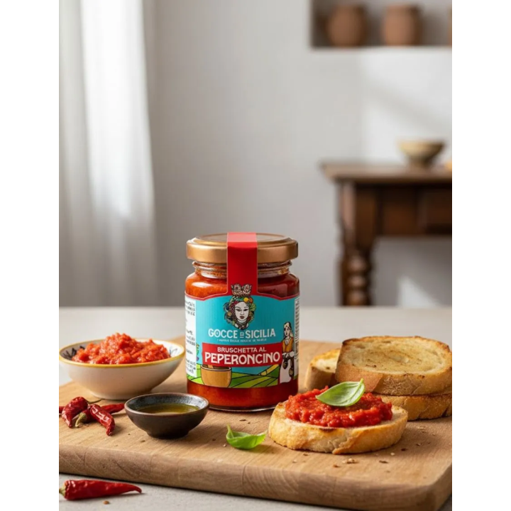 Patè spalmabile di Peperoncino siciliano - Patè da 90 grammi