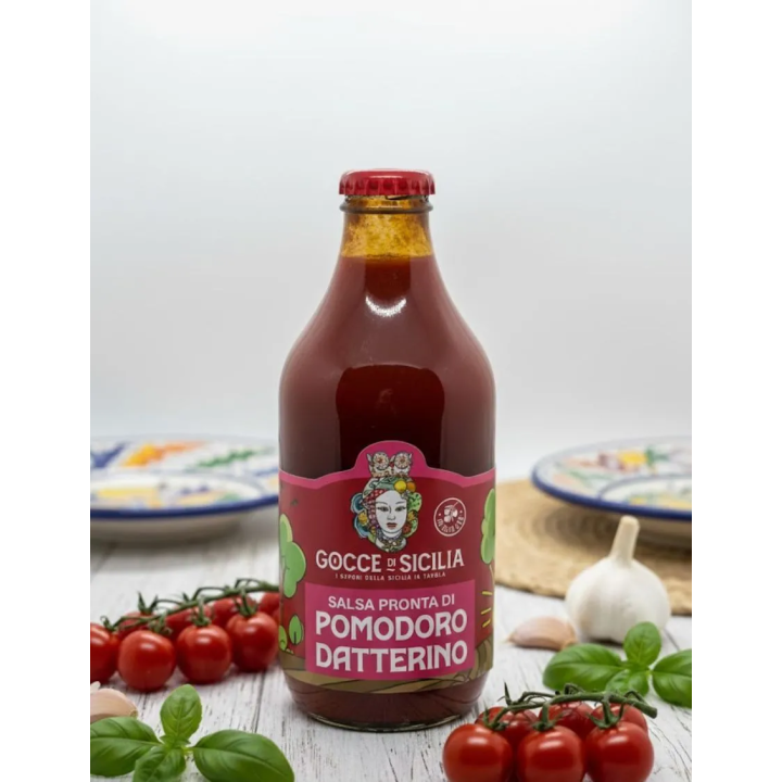 Salsa di Pomodoro Datterino, bontà siciliana pronta da gustare
