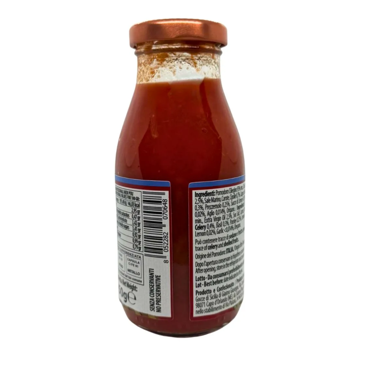 Salsa pronta di Pomodoro Ciliegino alla Marinara