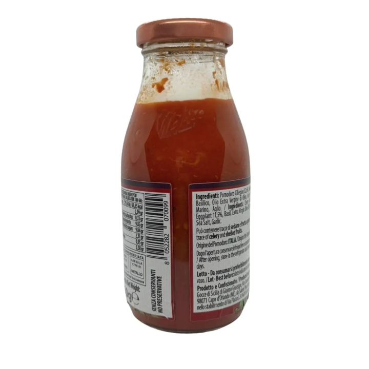 Ready to use Cherry Tomato Sauce alla Norma - 250 grams