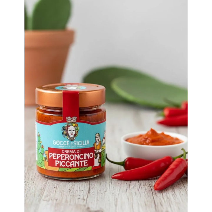 Crema spalmabile di Peperoncino siciliano - Patè piccante