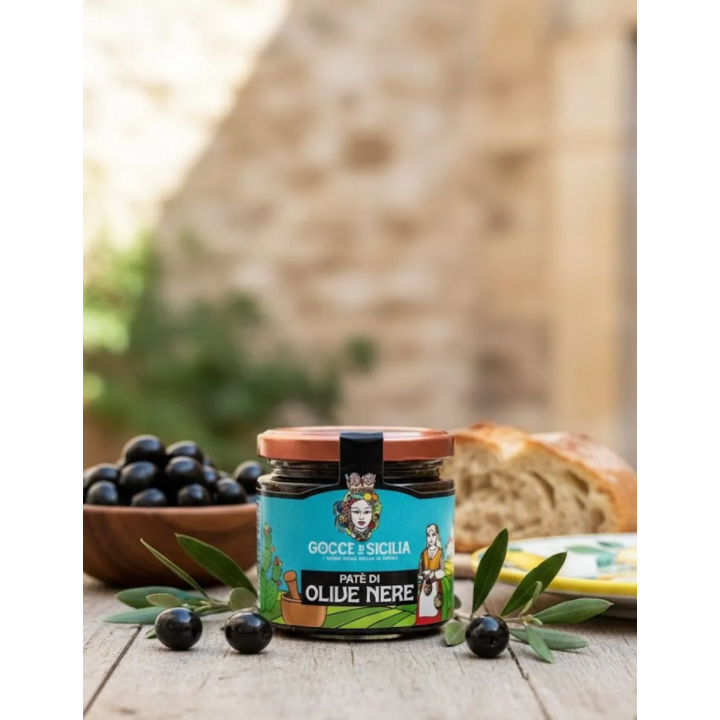 Black olive pate - 190g jar