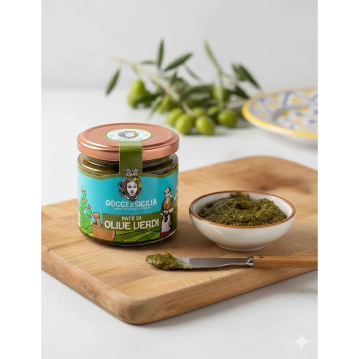 Patè di Olive verdi Nocellara Etnea - vasetto da 190g