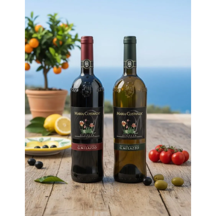 Sicilian wine Gift Box Maria Costanza